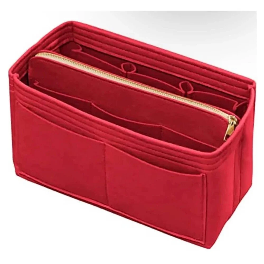 Handbags Tote Purse Diaper-Bag Cosmetic Bag Organizer, 12 Pockets - Drawstring -